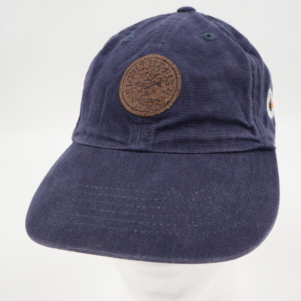 Imperial Baseball Cap Mens OSFM Navy Blue Fight for Fish Patch Dad Hat 1981